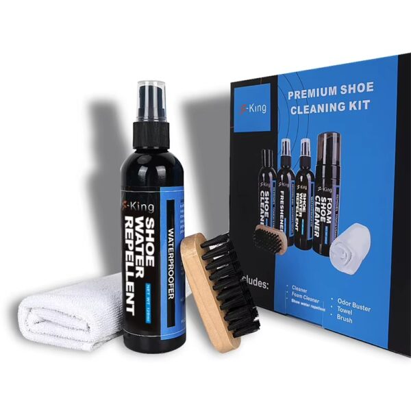 Kit de Nettoyage Premium pour Chaussures — Cuir, Daim & Baskets